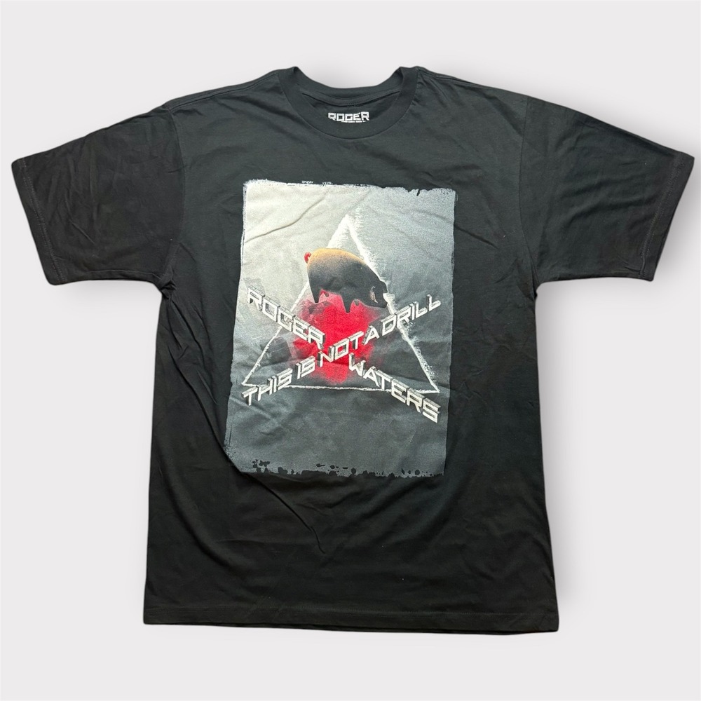 Roger Waters This Is Not A Drill‎ 2022 Tour T-Shirt Black Mens XL Pink Floyd